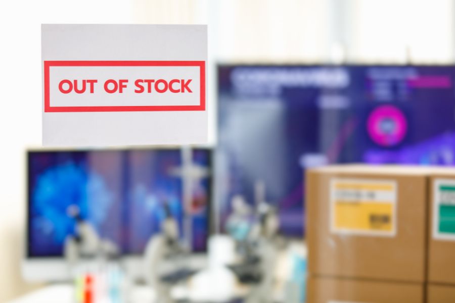 backorder vs out of stock